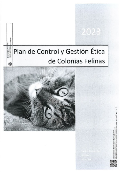 Plan de control y gestión ética de las colonias felinas del Ayuntamiento de San Juan del Molinillo