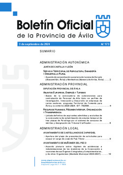 Boletín Oficial de la Provincia del martes, 3 de septiembre de 2024