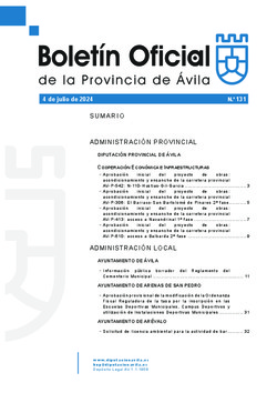 Boletín Oficial de la Provincia del jueves, 4 de julio de 2024