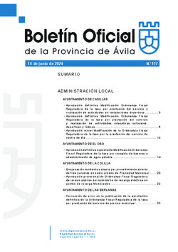 Boletín Oficial de la Provincia del viernes, 14 de junio de 2024