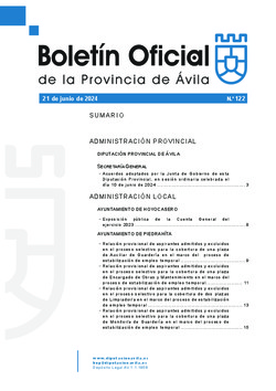 Boletín Oficial de la Provincia del viernes, 21 de junio de 2024