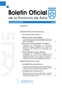 Boletín Oficial de la Provincia del viernes, 23 de agosto de 2024