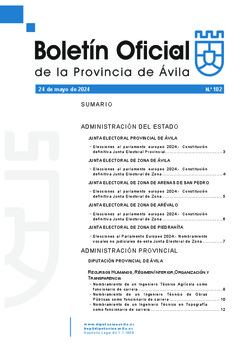 Boletín Oficial de la Provincia del viernes, 24 de mayo de 2024