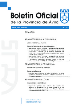 Boletín Oficial de la Provincia del miércoles, 24 de julio de 2024