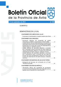 Boletín Oficial de la Provincia del martes, 24 de septiembre de 2024