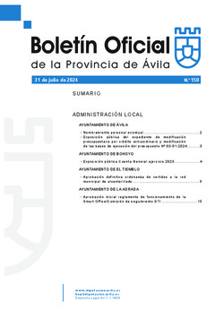 Boletín Oficial de la Provincia del miércoles, 31 de julio de 2024