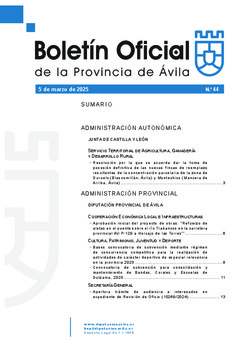 Boletín Oficial de la Provincia del miércoles, 5 de marzo de 2025