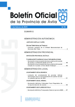 Boletín Oficial de la Provincia del jueves, 6 de febrero de 2025