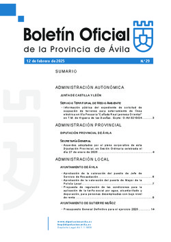 Boletín Oficial de la Provincia del miércoles, 12 de febrero de 2025