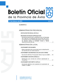 Boletín Oficial de la Provincia del miércoles, 19 de febrero de 2025