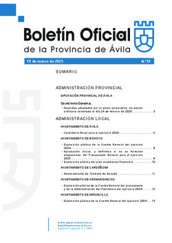 Boletín Oficial de la Provincia del martes, 18 de marzo de 2025