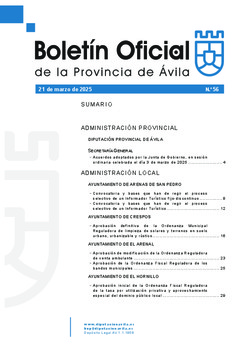 Boletín Oficial de la Provincia del jueves, 20 de marzo de 2025