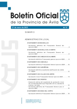 Boletín Oficial de la Provincia del viernes, 24 de enero de 2025