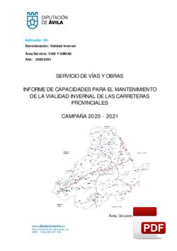 Recursos de vialidad invernal 2020-2021