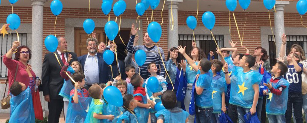 La Diputación de Ávila celebra el Día de Europa con escolares de la provincia