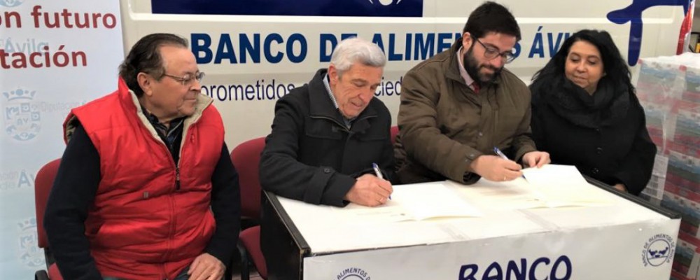 La Diputación de Ávila y el Banco de Alimentos colaborarán para atender las necesidades en la provincia