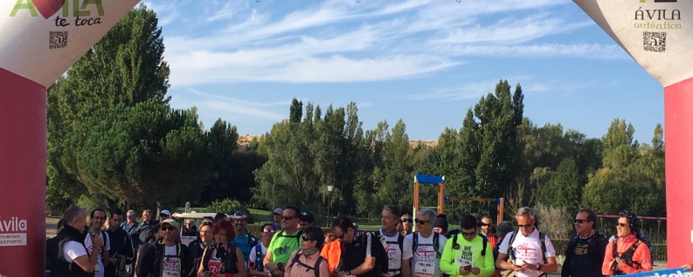 La Marcha I Año Jubilar congrega a medio centenar de participantes en torno a las cuatro rutas teresianas en Ávila