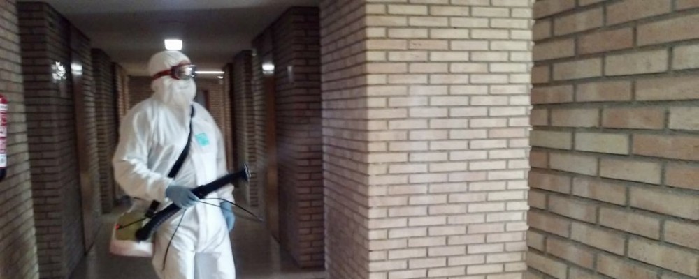 Nueva higienización de espacios en la Escuela Nacional de Policía a cargo de la Diputación