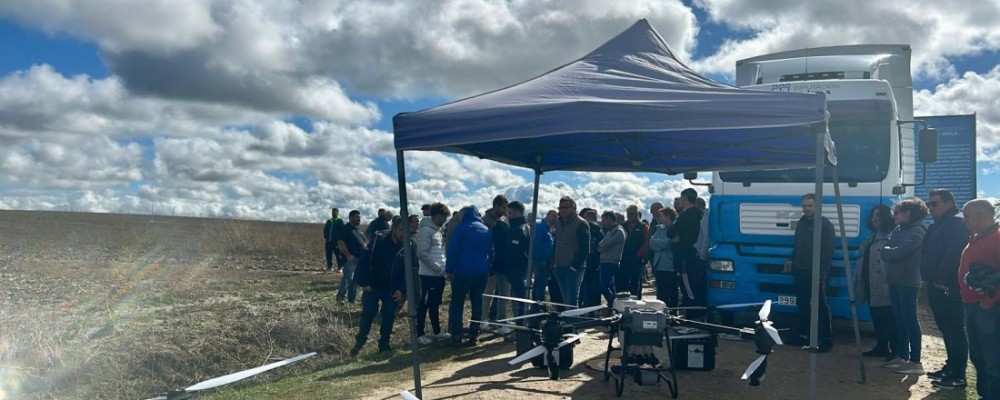 Proyectos europeos y tecnología aplicada a la agricultura, en La Moraña de la mano de la Diputación