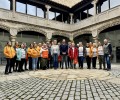 Foto de Doce peregrinos húngaros del Camino de Santiago viajan hasta Ávila para conocer la provincia