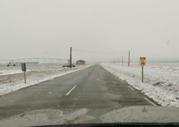 500 kilómetros de la red de carreteras de la Diputación, tratados en la nevada del domingo